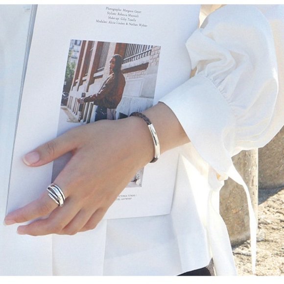 NEW 925 Sterling Silver Infinity Adjustable Ring A - Picture 3 of 8